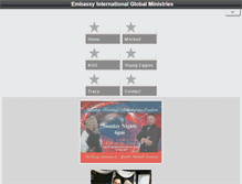Tablet Screenshot of embassyinternationalglobalministries.com